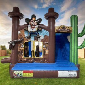HJ36 Cowboy slide, obstacle bouncy castle