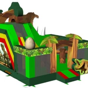 HJ14 Dinosaurier-Rutsche, Hindernis-Hüpfburg