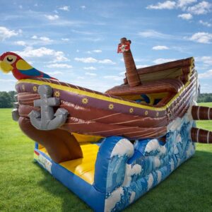 HJ12 Tobogan uriaș cu corabie de pirați