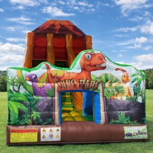 HJ17 Castel gonflabil de alunecare Volcano Hill