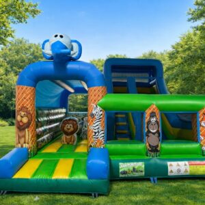 HJ44 Safari sliding, obstacle bouncy castle