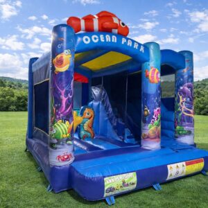 HJ62 Oceánsky skákací hrad s prekážkami