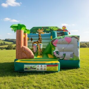HJ11 Zoo sliding, obstacle bouncy castle