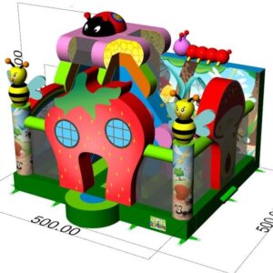 Strawberry slide, obstacle course