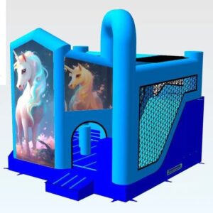 Unicorn slide, obstacle course