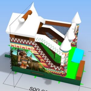 Indian slide, obstacle course