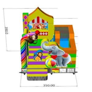 Circus Mini slide, obstacle course