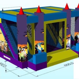 Wizard double slide, obstacle course