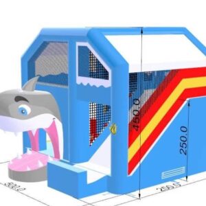 Shark slide, obstacle course