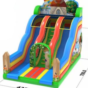 Moară de vânt de alunecare Bouncy Castle