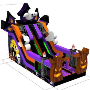 Halloween Sliding Bouncy Castle