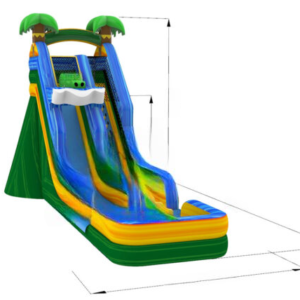 Crocodile water slide bouncy castle