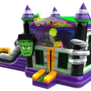Frankenstein water slide bouncy castle
