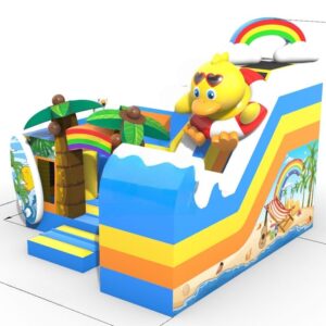 Small chick slide, obstacle course