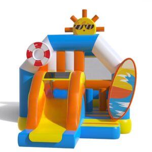 Sunny slide, obstacle course