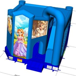 Princess slide, obstacle course