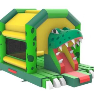 Crocodile slide bouncy castle