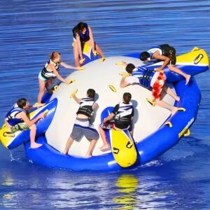 Inflatable climbing frame