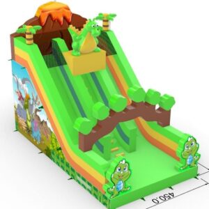 Dinosaur Giant Slide Bouncy Castle