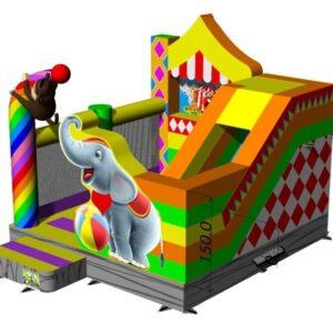 Circus slide, obstacle course