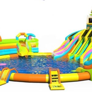 HR137 Óriás nyári vizes csúszdás légvár