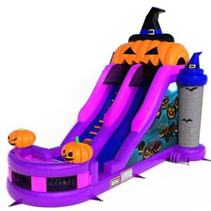 HR81 Halloween kastély csúszdás légvár