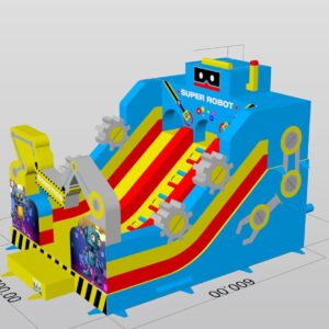 HJ39 Super Robot duplacsúszdás, akadályos légvár